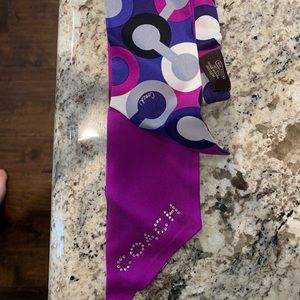 Coach silk scarf